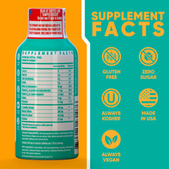 Vitamin Energy Immune+ 48-pack display shows convenient shots for daily focus on the go