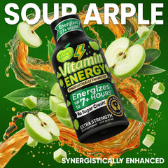 Vitamin Energy Workout+ Sour Apple shot being poured for a gym session