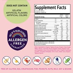 Vitamin Friends B-complex, Vitamin C, and zinc provide a balanced nutrient profile.