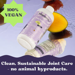 Vitaminally Joint Nourish 30 ml pour demonstrates convenient, fast-absorbing daily nutrients for joints