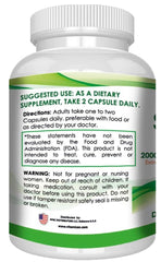 VITAMISAN Graviola bottle with two-capsule daily dose visual.