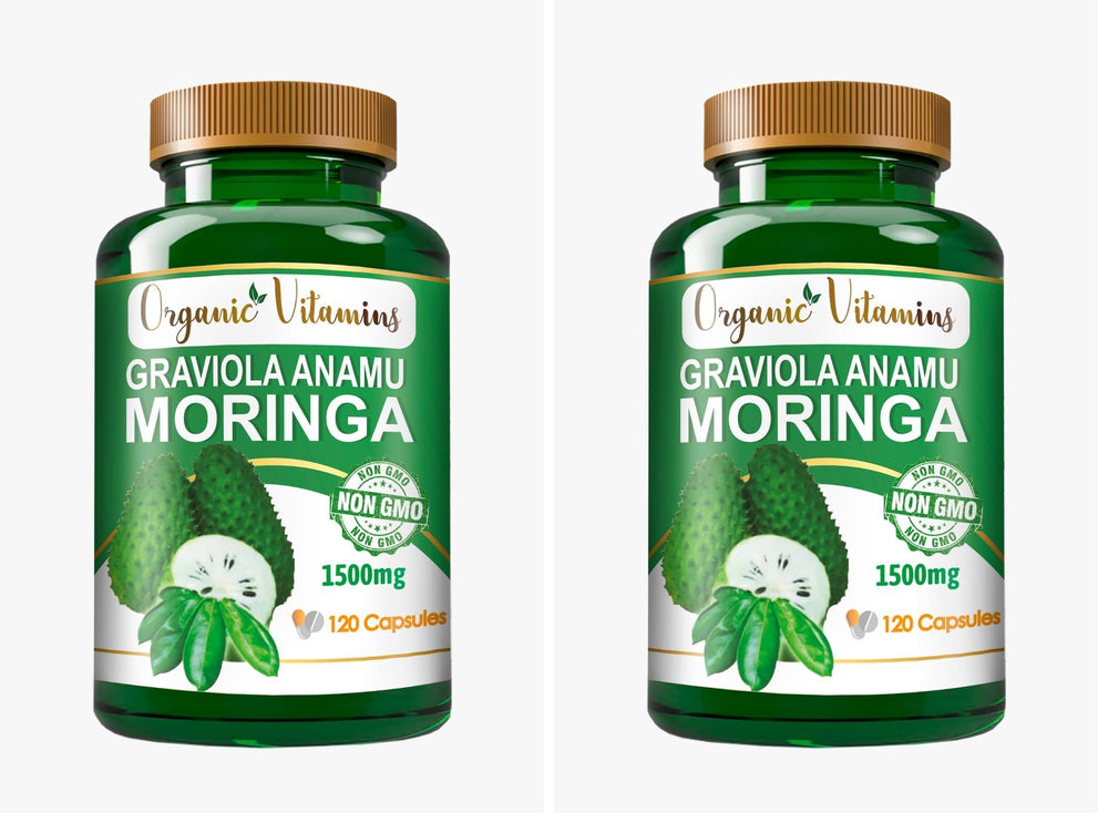 VITAMISAN Graviola Soursop capsules bottle for antioxidant support and daily wellness.