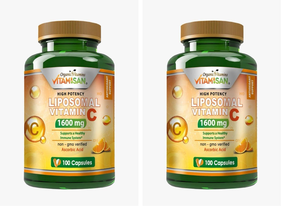 VITAMISAN liposomal vitamin C bottle front view highlighting high absorption potential