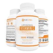 Vitamo Liposomal Vitamin C bottle front highlighting high-potency immune support