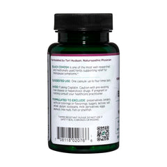 Vitanica Black Cohosh label highlights standardized extract details.
