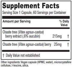 Vitanica Chaste Tree Berry capsules ready for daily use