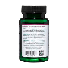 Vitanica FemEcology label packaging highlights vegetarian formula and stabilized strains.