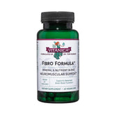 Vitanica Fibro Formula bottle with capsules for daily neuromuscular balance.