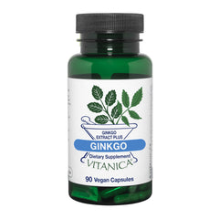 Vitanica Ginkgo bottle shown as part of a daily circulation support routine