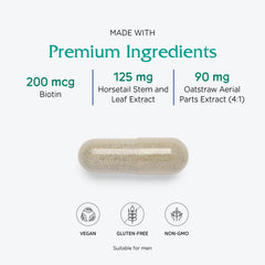 Vitanica Luminous bottle in hand for on-the-go beauty support.