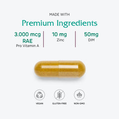 Vitanica OC Companion label detail emphasizes non-GMO, additive-free formula.