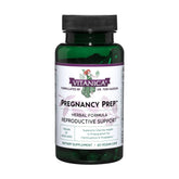 Vitanica Pregnancy Prep bottle front, vegan capsules for reproductive wellness.