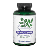 Vitanica Rauwolfia Extra bottle with capsules suggesting cardiovascular support.