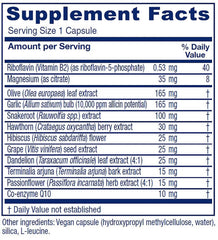 Close-up of Rauwolfia Extra capsules highlighting vegan formula for daily wellness.