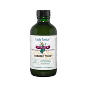 Vitanica Turmeric Tonic bottle with amber liquid for daily antioxidant support.