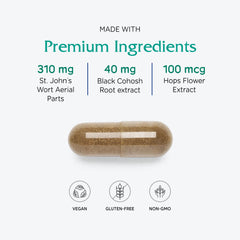 Lifestyle image showing daily use of Vitanica for menopause support.