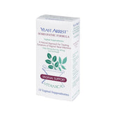 Vitanica Yeast Arrest suppositories foil-wrap packaging for easy insertion and comfort.