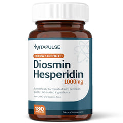 VitaPulse Hesperidin Plus bottle with vegan capsules for daily use.
