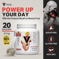 Vitargo powder scoop ready to mix for intra workout energy