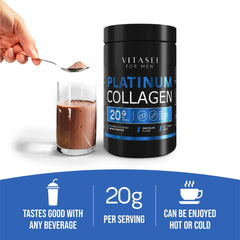 VITASEI chocolate collagen supports natural energy with borojo and chontaduro in a tasty beverage.