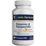 VITASUPPORTMD Vein Formula bottle with 60 capsules for leg vein support and circulation.