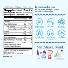 Vitauthority Orange Cream flavor powder dissolves smoothly for refreshing, sugar-free shakes.