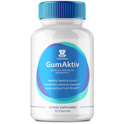Vitavault GumAktiv bottle front with capsules for daily oral wellness