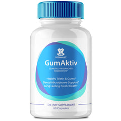 Vitavault GumAktiv bottle front with capsules for daily oral wellness