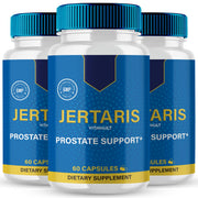 Vitavault Jertaris bottle-front shows the all-natural prostate health support
