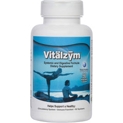 VITÄLZYM Digestive Enzymes bottle image showing convenient daily support after meals.