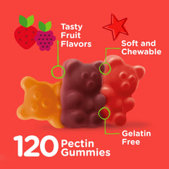 Viteey Kids Gummies nutrition panel highlights 12 essential nutrients for kids