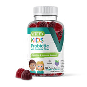 Viteey Kids Probiotic Gummies berry flavor for daily digestive support.