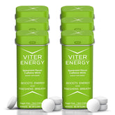 Viter Energy 40mg mint tin packaging for on-the-go energy and clean ingredients.