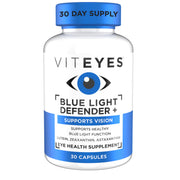 Viteyes Blue Light Defender+ bottle front view for daily screen protection