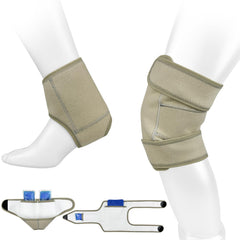 Vitial Castor Oil Pack Wrap for Knee in use provides targeted comfort and coverage.