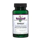Vitanica Ginkgo bottle with capsules promotes daily brain health and focus