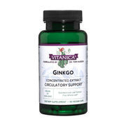 Vitanica Ginkgo bottle with capsules promotes daily brain health and focus