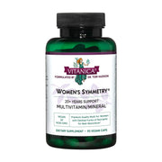 Vitanica Women's Symmetry bottle front view showing vegan, high-potency multivitamin.