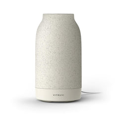 Vitruvi air waterless diffuser showing 1,500 sq ft coverage for large rooms and open spaces