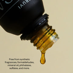 Vitruvi Legacy Woodsy oil drops 15ml highlighting precise diffuser dosing.