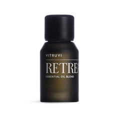 Vitruvi Retreat essential oil bottle with grapefruit aroma for spa-like ambience
