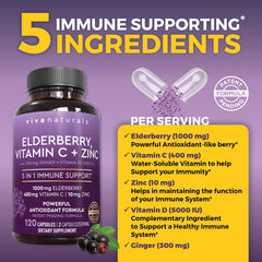 Viva Naturals vitamin D3 bottle, real dosage for daily wellness.