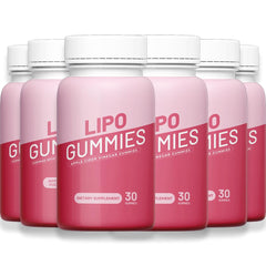 VIVALIS Lipo Gummies ACV advanced formula bottle supports metabolism assistance