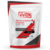Vivion MCC 101 fine powder close-up highlighting small particles and potential absorbency benefits