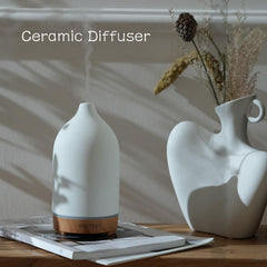 VIVITEST ceramic diffuser water tank detail, easy to refill and clean.
