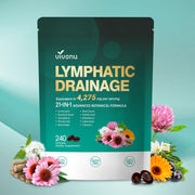 VivoNu Lymphatic Drainage bottle front for daily wellness support.