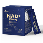 VivoNu Nad Liquid bottle front, ready for daily on-the-go energy support.