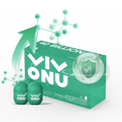 VivoNu Little Green Bottle highlighted for on-the-go daily use