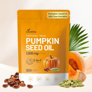 VivoNu pumpkin seed oil softgels bottle for daily use and urinary support