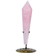 VIZYTOU Rose Quartz Wand Point for meditation and energy focus